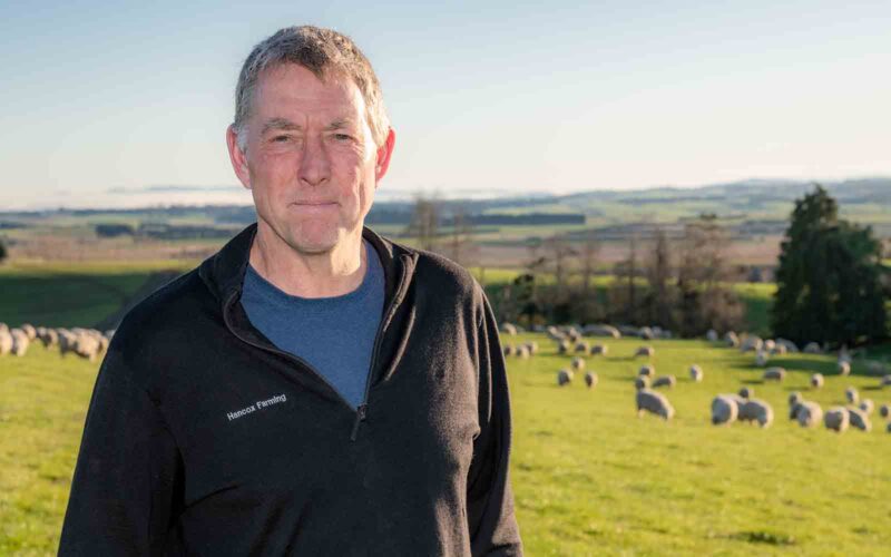 Nelson Hancox on his Southland sheep and beef farm.