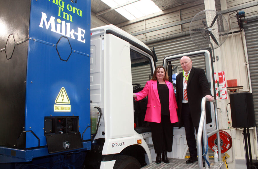 Fonterra powers ahead with electric milk tanker
