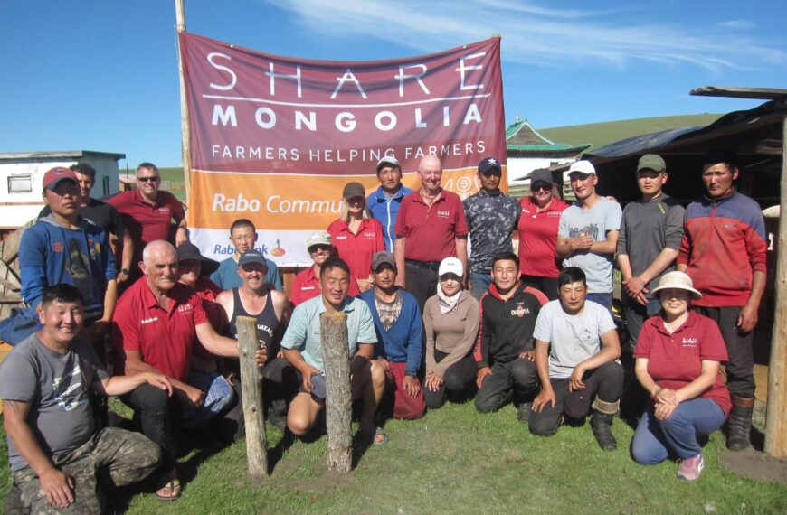 Visiting Kiwis help to hone shearing in Mongolia