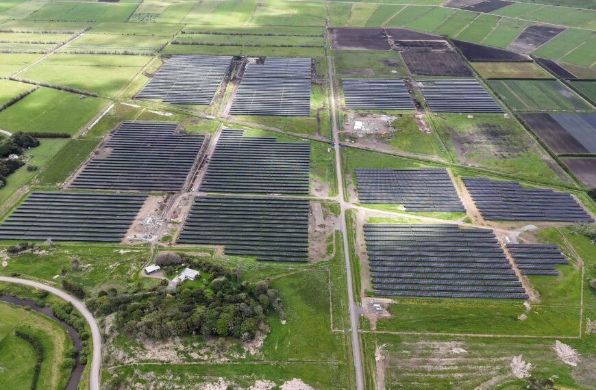 NZ’s largest solar farm powers up