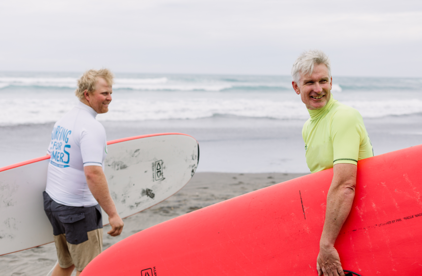 Surf’s up in Raglan as farmers catch a wave