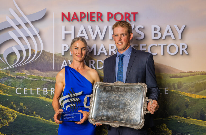 Young couple named HB Farmers of the Year