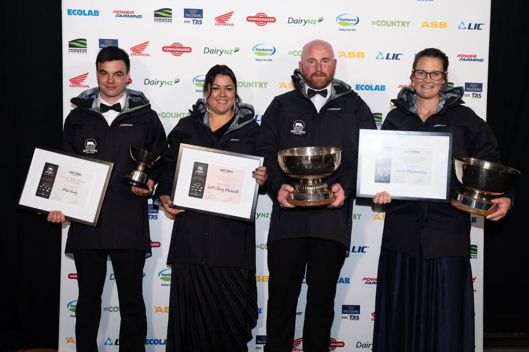 South Island farmers claim top honours at 2026 Dairy Awards