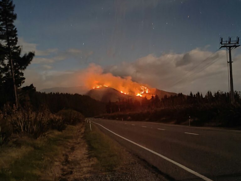 Three Fires Pāmu’s Mt Hamilton station hit by scrub fire